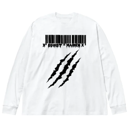 バックプリントあり　傷跡 Big Long Sleeve T-Shirt