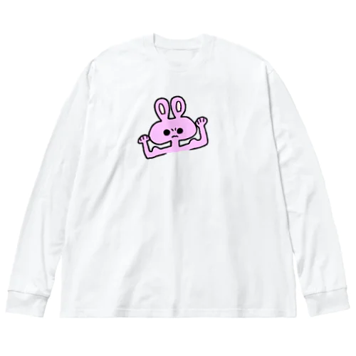 細マッチョおこうさぎ Big Long Sleeve T-Shirt
