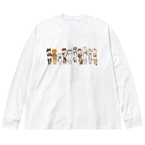 ねこねこの秋 Big Long Sleeve T-Shirt