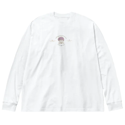 AKANUKENAI GIRL（淡い色） Big Long Sleeve T-Shirt