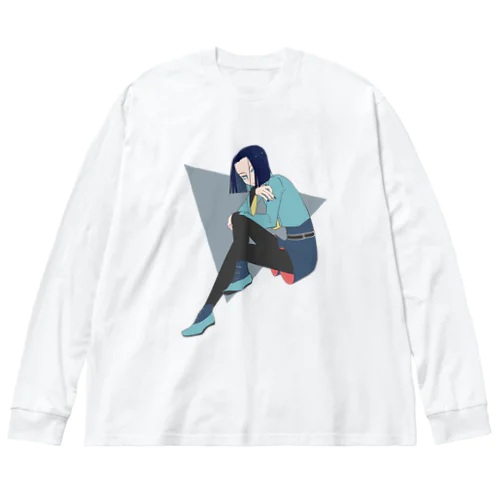 あおい Big Long Sleeve T-Shirt