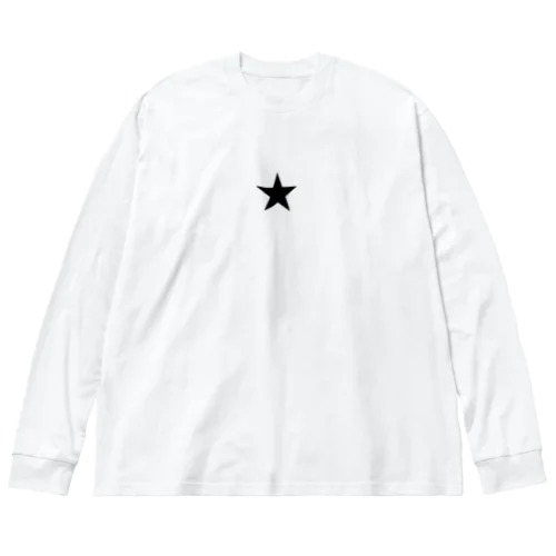 BLACK STAR ビッグシルエットロングスリーブTシャツ