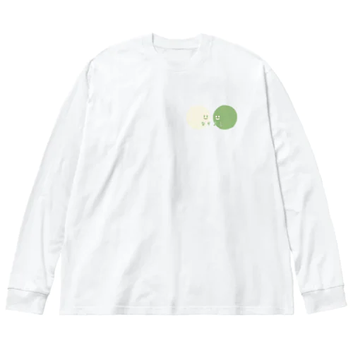 まぁるいなかよし ビッグシルエットロングスリーブTシャツ