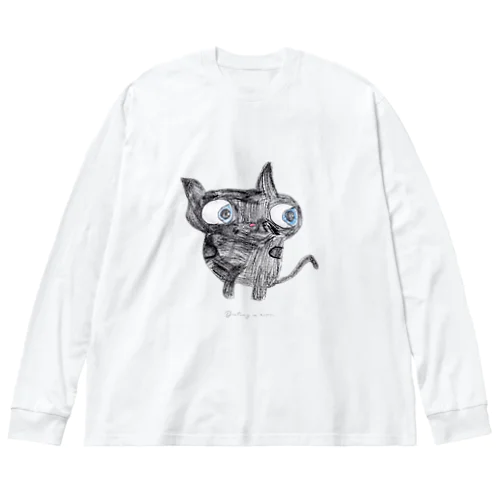 黒猫ちゃん No.1 ビッグシルエットロングスリーブTシャツ