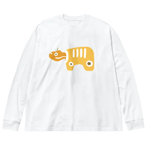 黄べこ ビッグシルエットロングスリーブTシャツ