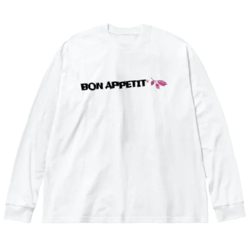 【786MHz】 - BON APPETIT* - ビッグシルエットロングスリーブTシャツ