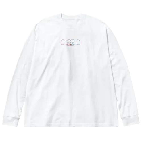 背後には気をつけろ Big Long Sleeve T-Shirt