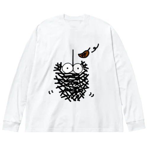 みのむしくん ビッグシルエットロングスリーブTシャツ