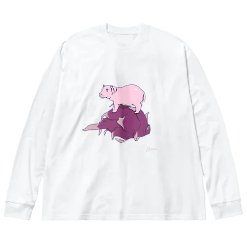 Fruits-kaba (dragon fruit) Big Long Sleeve T-Shirt