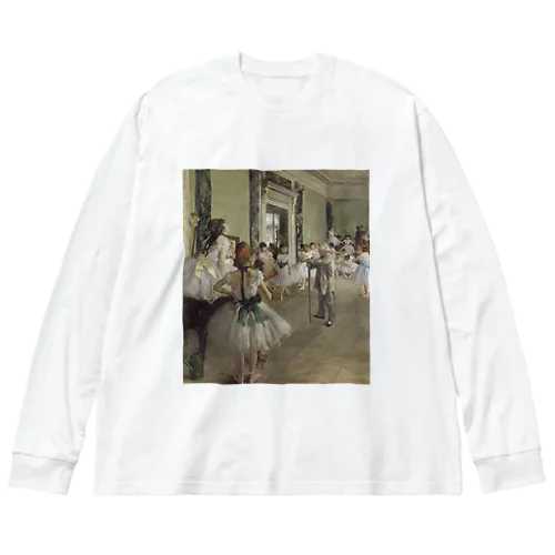 ドガ　「ダンスのレッスン」 Big Long Sleeve T-Shirt