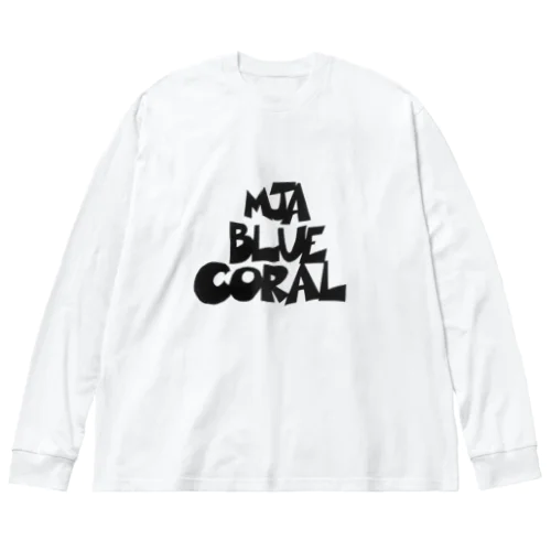 片面　リアル風ロゴグッズ Big Long Sleeve T-Shirt