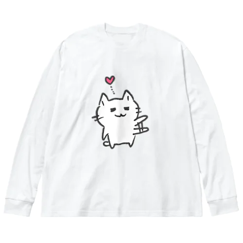 ザ シロネコ-II ビッグシルエットロングスリーブTシャツ