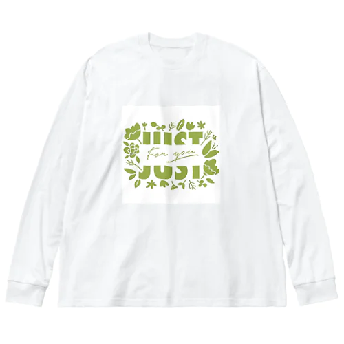 Just for you! みどり ビッグシルエットロングスリーブTシャツ