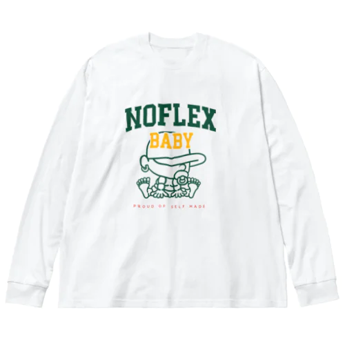 NO FLEX BABY  ビッグシルエットロングスリーブTシャツ