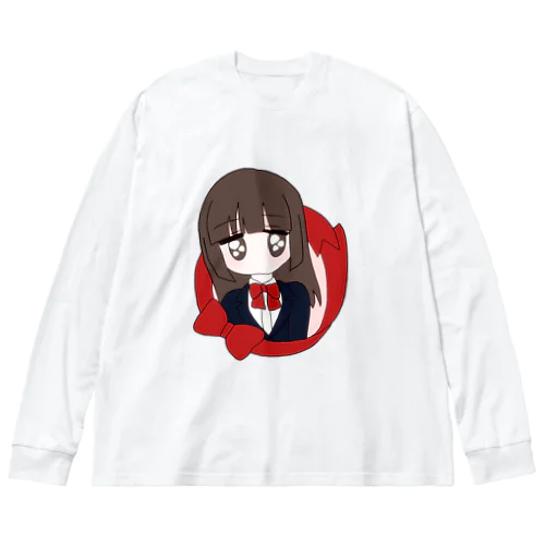 ブレザー制服ちゃん ビッグシルエットロングスリーブTシャツ