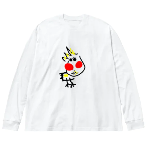 オカメインコ　ぴーこ Big Long Sleeve T-Shirt