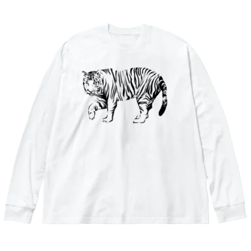 虎 Big Long Sleeve T-Shirt