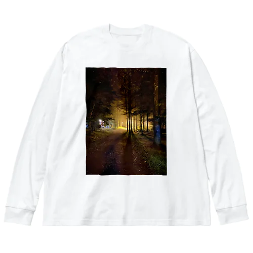 森の夜景 Big Long Sleeve T-Shirt