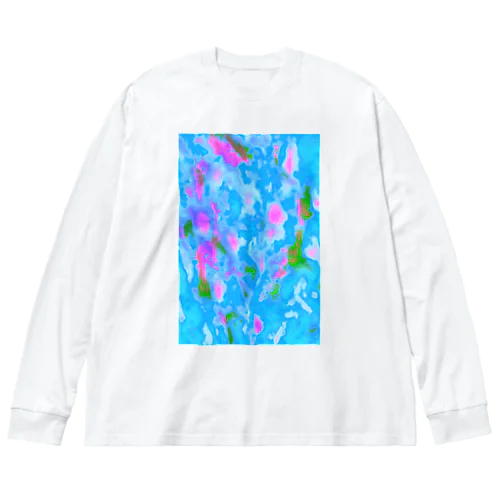 睡蓮 Big Long Sleeve T-Shirt