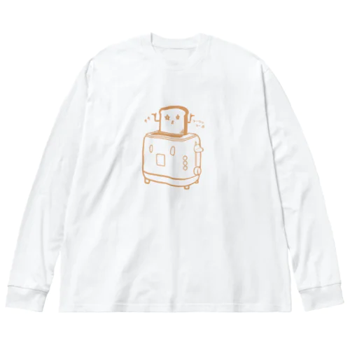 テンションアゲアゲぱん ビッグシルエットロングスリーブTシャツ