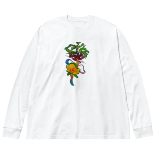 へび 中央ポイント Big Long Sleeve T-Shirt