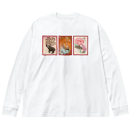 猪鹿蝶 ビッグシルエットロングスリーブTシャツ