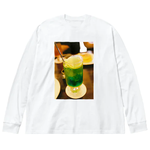 クリームソーダ ビッグシルエットロングスリーブTシャツ