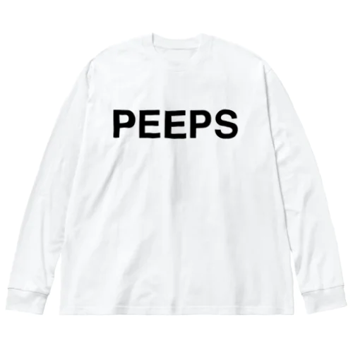 PEEPS-ピープス- ビッグシルエットロングスリーブTシャツ