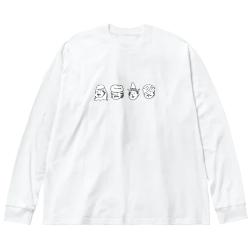 ひょうたん堂いろいろなおじさんたち Big Long Sleeve T-Shirt