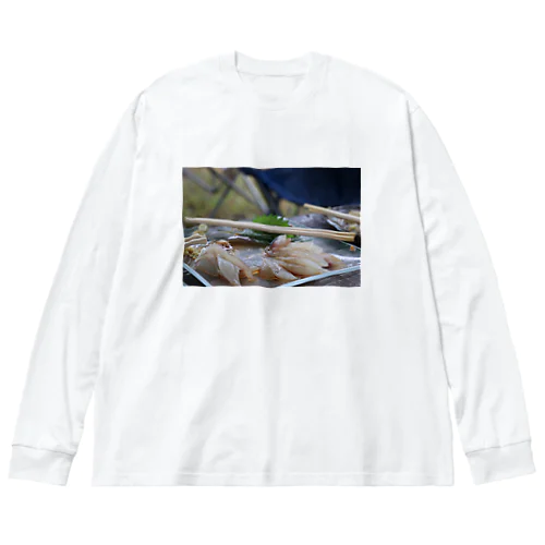 しまあじの刺身 Big Long Sleeve T-Shirt