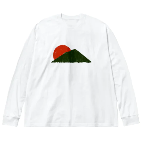 日の出 Big Long Sleeve T-Shirt