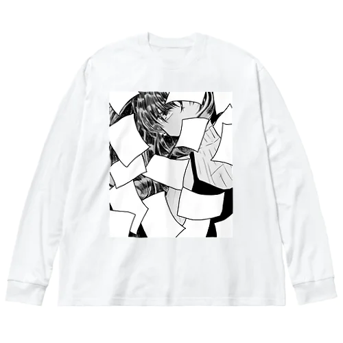 トーンと女の子 Big Long Sleeve T-Shirt