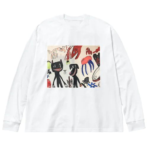 トレバーくんたち ビッグシルエットロングスリーブTシャツ