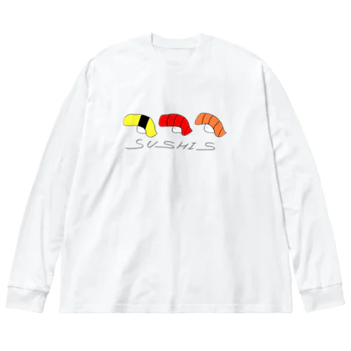 SUSHIS(寿司ズ) ビッグシルエットロングスリーブTシャツ