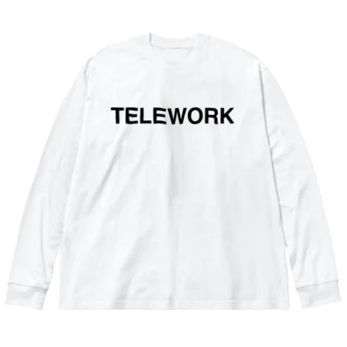 TELEWORK-テレワーク- ビッグシルエットロングスリーブTシャツ