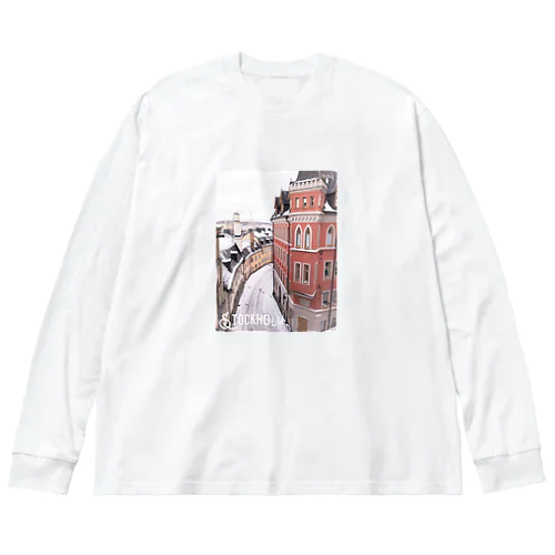 Stockholm （文字入り） Big Long Sleeve T-Shirt