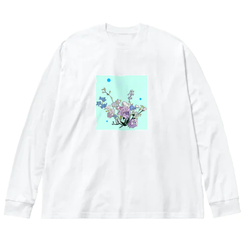 ihana green ビッグシルエットロングスリーブTシャツ