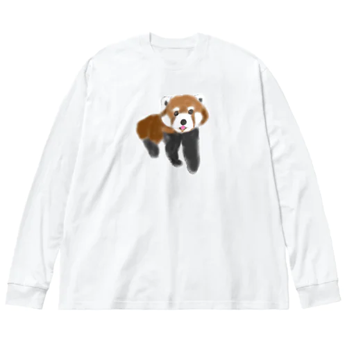 レッサーパンダちゃん ビッグシルエットロングスリーブTシャツ