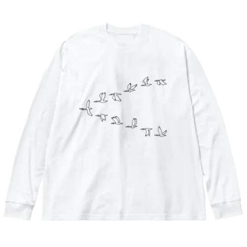 ワタリドリクレッシェンド Big Long Sleeve T-Shirt