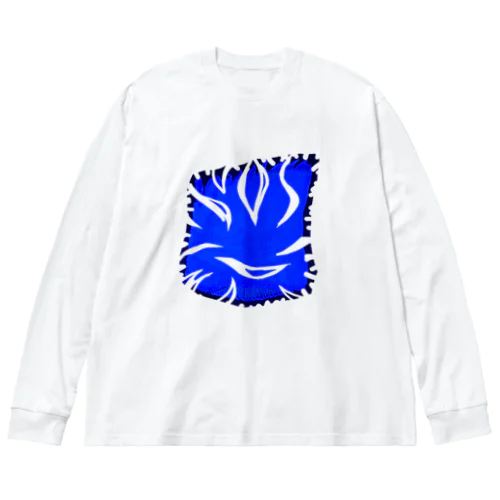 青バリエーション Big Long Sleeve T-Shirt