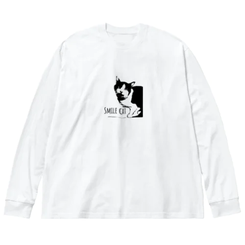 笑い猫 Big Long Sleeve T-Shirt