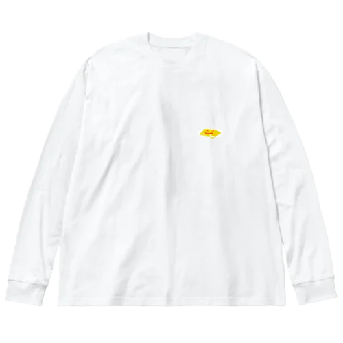 冷静パスタくん ビッグシルエットロングスリーブTシャツ