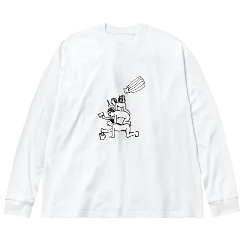 ブレーメンな達人 ビッグシルエットロングスリーブTシャツ