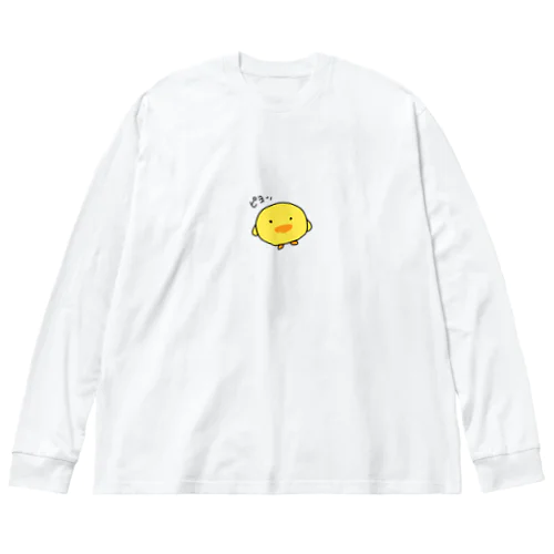 ぴよまるくん Big Long Sleeve T-Shirt