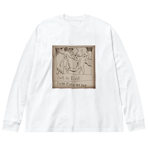 子牛泥棒 Big Long Sleeve T-Shirt