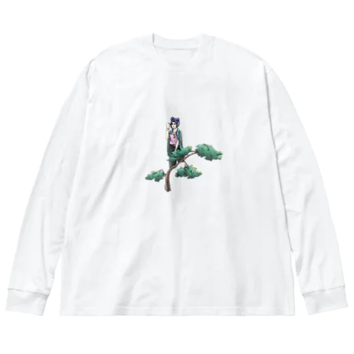 bonsai girl  ビッグシルエットロングスリーブTシャツ