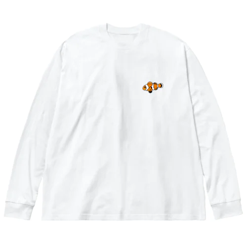 カクレクマノミ ビッグシルエットロングスリーブTシャツ