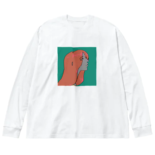 赤髪女の子 Big Long Sleeve T-Shirt