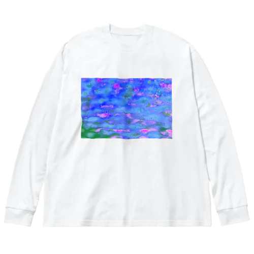 睡蓮 Big Long Sleeve T-Shirt