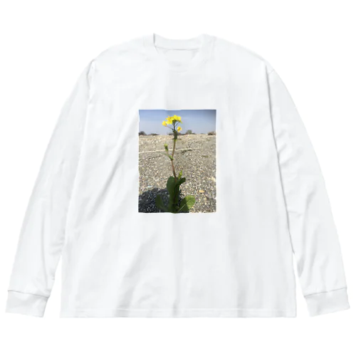 たくましく咲く花 Big Long Sleeve T-Shirt